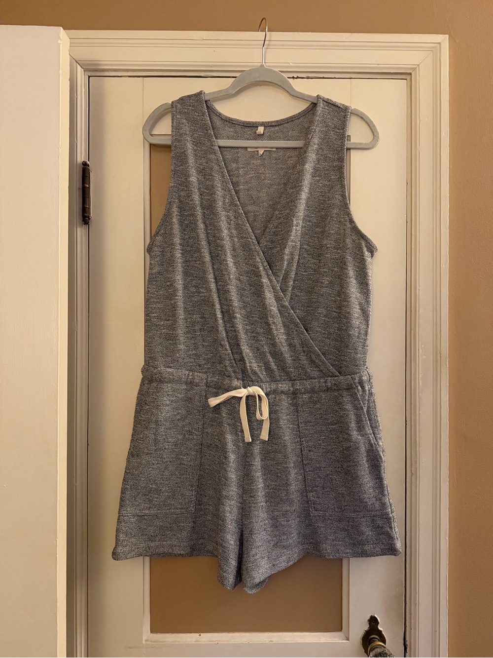 Lou & Grey Sleeveless One-Piece Romper with Drawstring